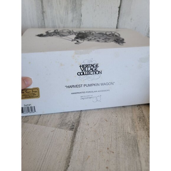 Dept 56 56591 Harvest Pumpkin Wagon Heritage village xmas accessory - Picture 10 of 10